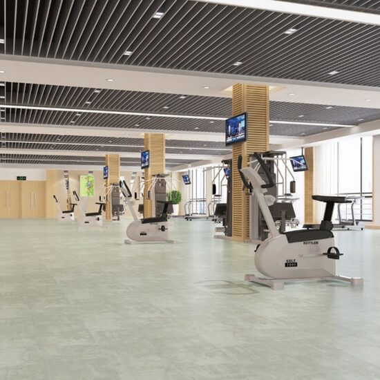 Kvartsvinylgolv SPC Cemento Light Grey / 5 mm / klass 33 / klick (~229 SEK/m²)